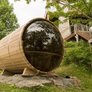 Panoramic View Cedar Barrel Saunas 1