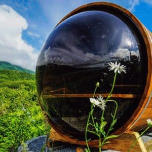 Panoramic View Cedar Barrel Saunas 2