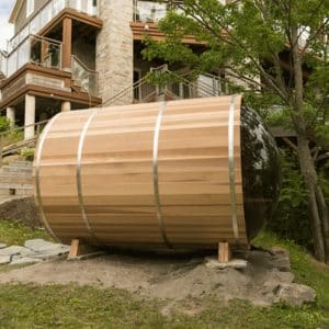 Panoramic View Cedar Barrel Saunas 4