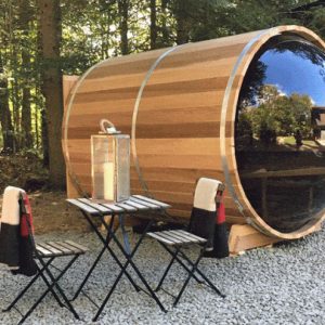 Panoramic View Cedar Barrel Saunas 5