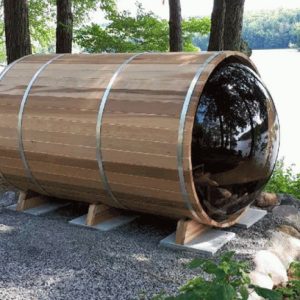 Panoramic View Cedar Barrel Saunas 6