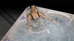 hydrotherapy in a hot tub